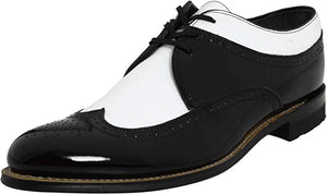 Stacey Adams 00605 Wing Tips Black and White