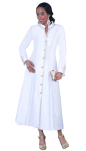 White and Gold Evangelist Robe