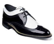 Load image into Gallery viewer, Stacey Adams 00605 Wing Tips Black and White
