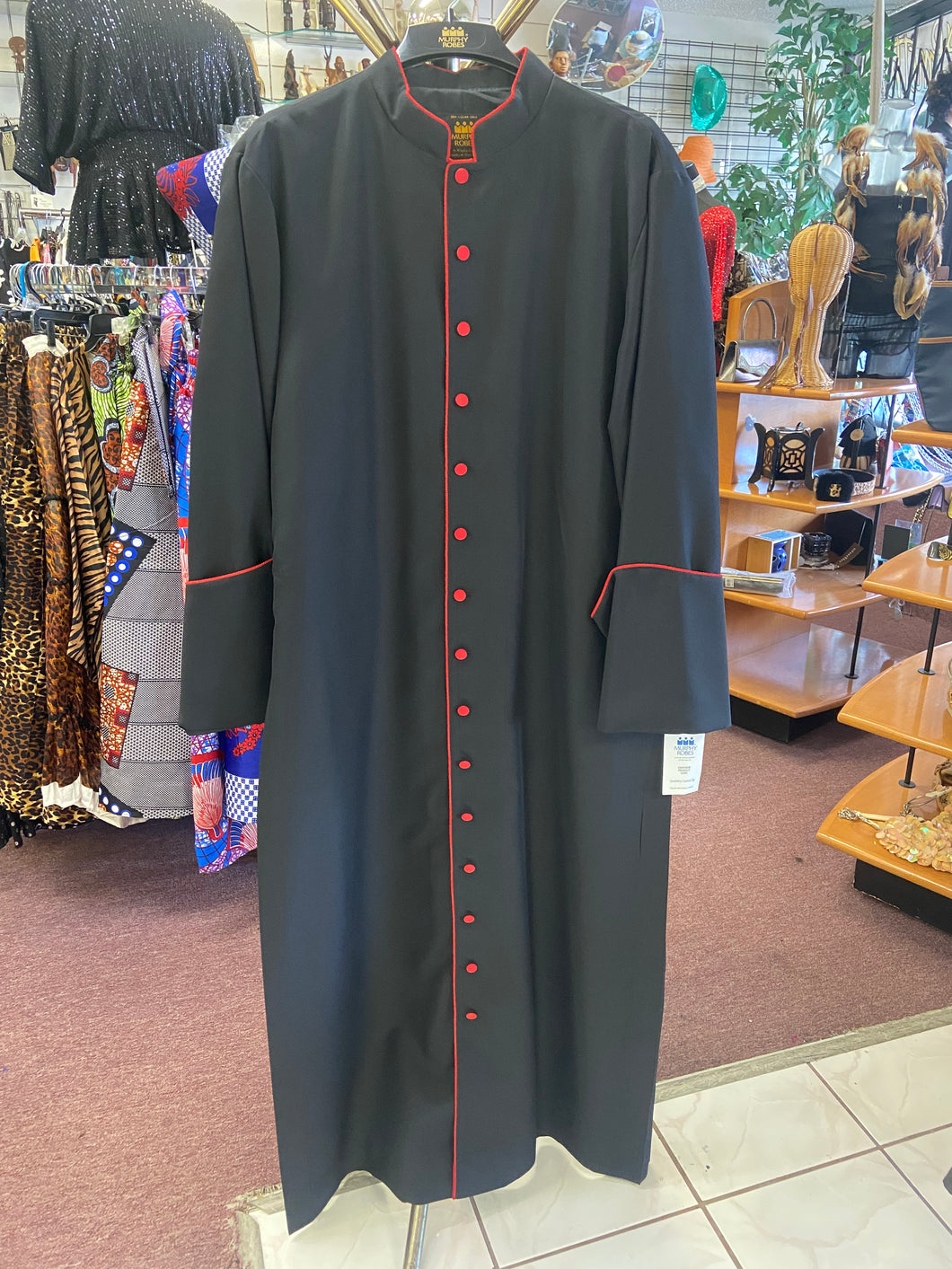 Black/Red Murphy robe