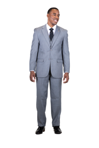 FALCONE Single Breasted Two Button 3Pc Suit - 3420 BURTT L VESTED