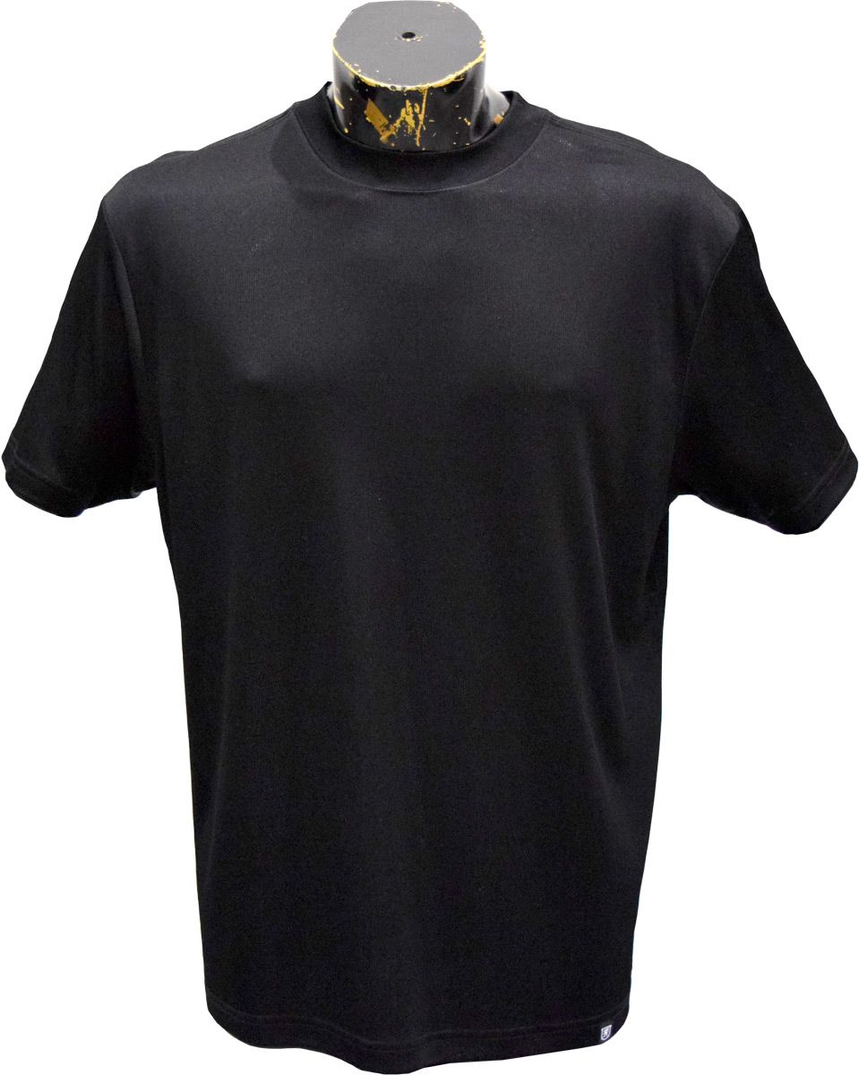 Stacy Adams Dressy Men Ribbed Shirt SKU:5002  Color Black