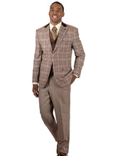 Load image into Gallery viewer, Stacy Adams Single Breasted 2 Button Suit - 8132 ROY T MIX (2 Colors)
