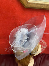 Load image into Gallery viewer, Grey Fascinator

