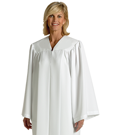 White Baptismal Robe - H-152