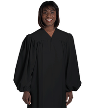 Load image into Gallery viewer, Unisex Black Baptismal Robe H-21

