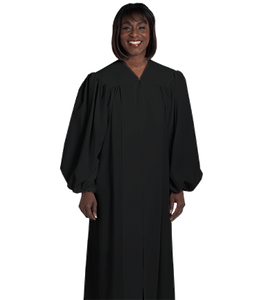 Unisex Black Baptismal Robe H-21