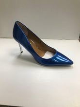 Load image into Gallery viewer, J, Renee Charise Metallic Patent Cobalt Blue Fancy 3 inch heel
