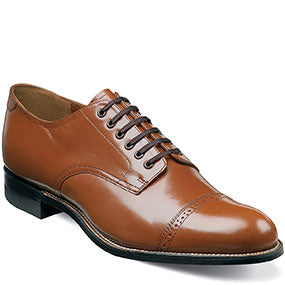 Stacey Adams Madison Cap Toe Oxford  Leather Craftsmanship Color - Oak  Style : 00012-40