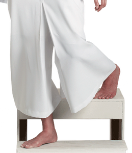 White Culotte Baptismal Robe S-14 (Adult & Junior Sizes)