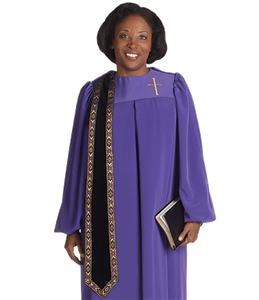 Purple and Gold Robe - Evangelist H-157