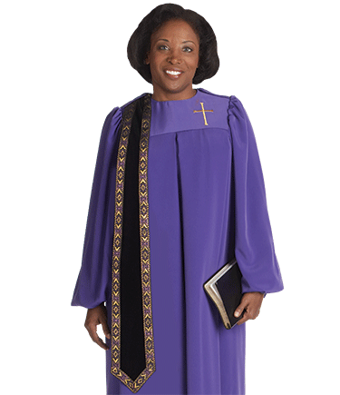Purple and Gold Robe - Evangelist H-157