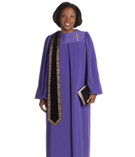 Load image into Gallery viewer, Purple and Gold Robe - Evangelist H-157
