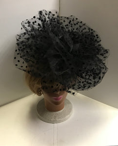 Judy Sharpe Collection - Women's Mesh Black Colored Hat  SKU; HANAH