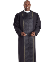 Load image into Gallery viewer, Tailored Black Robe - Vicar II H-218
